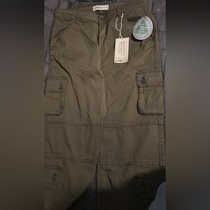 Love Green Cargo Pants with Sturdy Cotton Blend